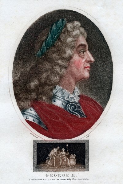 George II of Great Britain, 1804 by J. Chapman