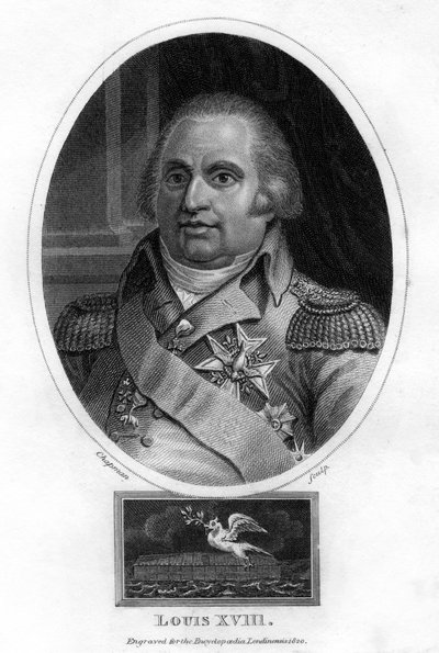 Louis XVIII, King of France by J. Chapman