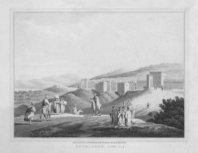 Bethlehem. Luke, 2.4 by J. Clarke