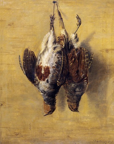 Brace of English Partridge by J. Francis Sartorius