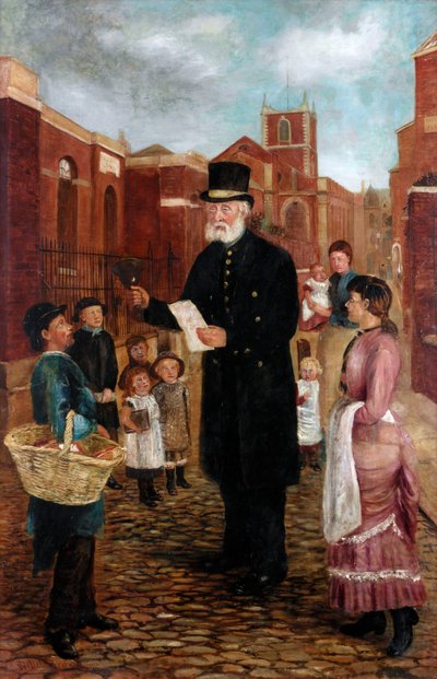 Tommy Sanderson, Town Crier by J. Gillis Brown