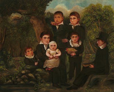 Abraham Clark and His Children by J. H.