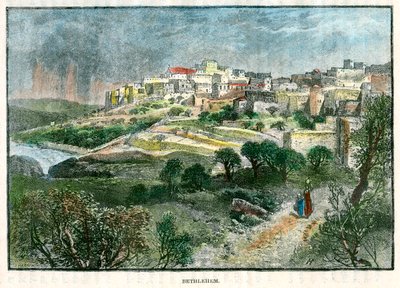 Bethlehem, Palestine, c1885 by J Harmsworth
