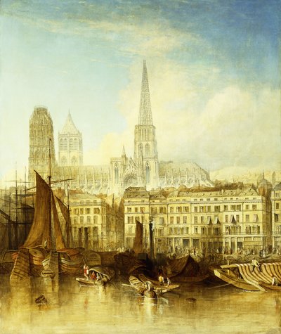 The Quay at Rouen by J. Henshall