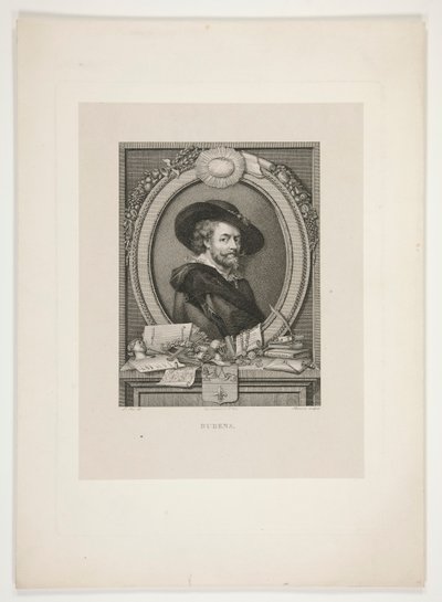 Portrait of Peter Paul Rubens by J. L. Benoist