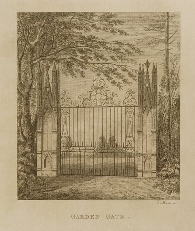 Garden Gate at Strawberry Hill by J. Morris
