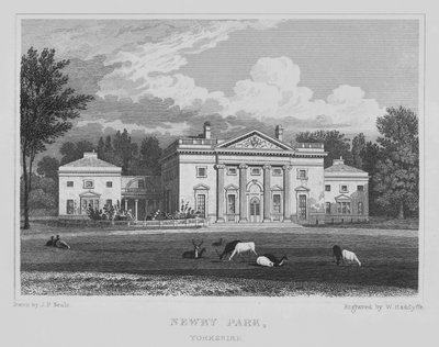 Newby Park, Yorkshire (engraving) by John Preston Neale