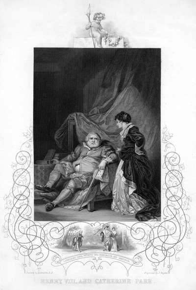Henry VIII and Catherine Parr by J. Rogers