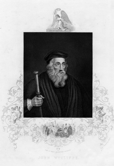 John Wycliffe, English Theologian, 19th Century by J. Rogers