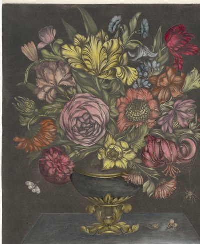 Vase with Flowers by J. Waterloos