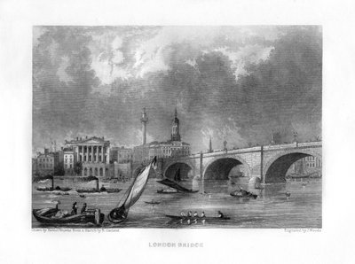 London Bridge, London by J. Woods