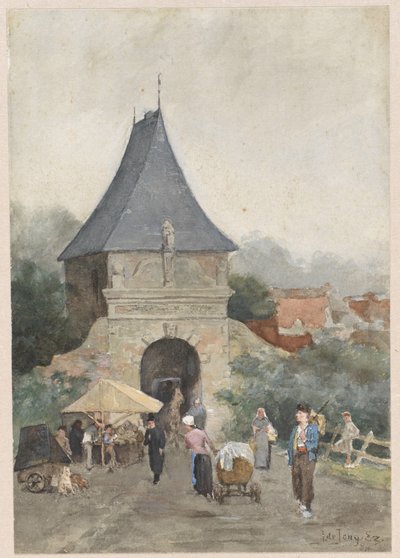 Veer Gate in Schoonhoven by J. de Jong Ezn