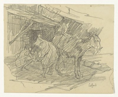 At the Blacksmith in Tangier by Jac van Looij