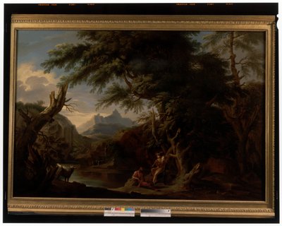 A Pair of Landscapes by Jacob Philippe Hackert