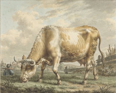 Grazing Cow by Jacob  Cats