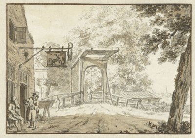 Inn Before a Bridge by Jacob  Cats