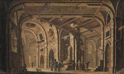 Prison Decoration with Prisoners and Guards by Jacob Fabris