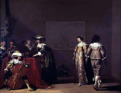 A Music Party by Jacob Fransz van der Merck