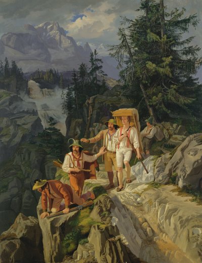 Tirolese Smugglers, 1831 by Jacob Gensler