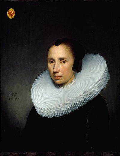 Portrait of Emerantia Driel by Jacob Gerritsz Cuyp