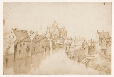 The Church of Our Lady over the Dijle, in Mechelen by Jacob Grimmer (possibly)