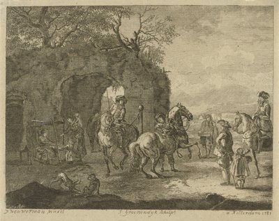 The Riding School by Jacob Groenendijk