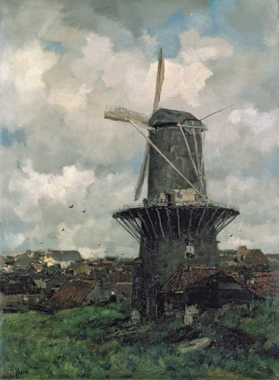 The Windmill by Jacob Henricus or Hendricus Maris