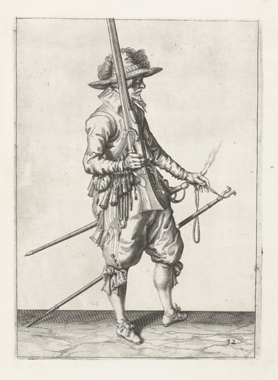 Musketeer by Jacob II de Gheyn