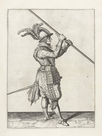 Soldier with Lance by Jacob II de Gheyn