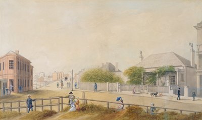 Oxford Street, Sydney, 1847 by Jacob Janssen