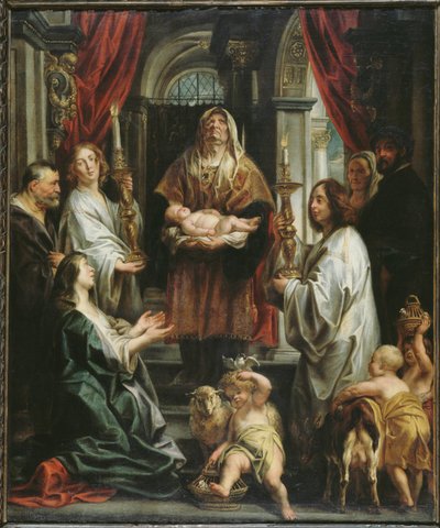 The Presentation in the Temple by Jacob Jordaens