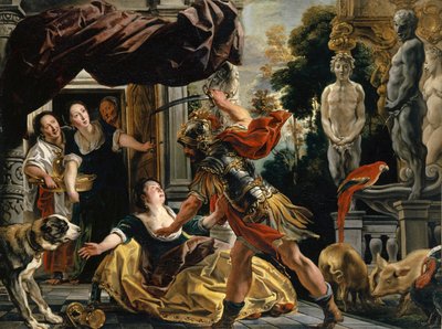 Ulysses Threatening Circe by Jacob Jordaens