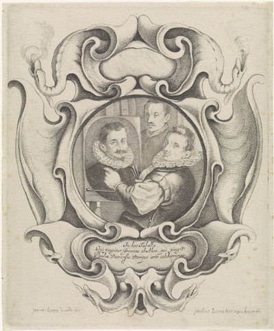 Painter Portraying Paulus Willemsz. van Vianen by Jacob Lutma
