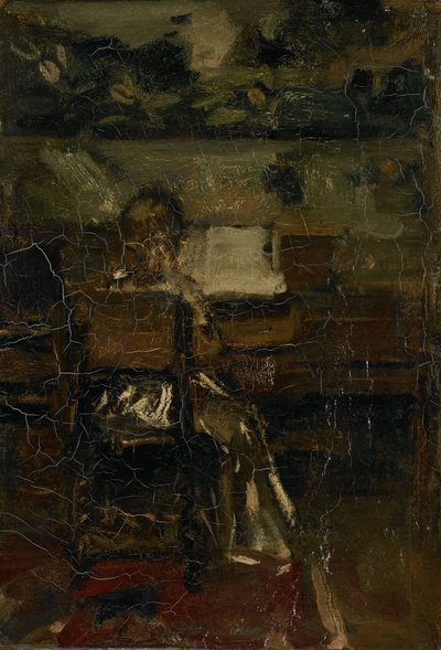 Girl at the Piano by Jacob Maris