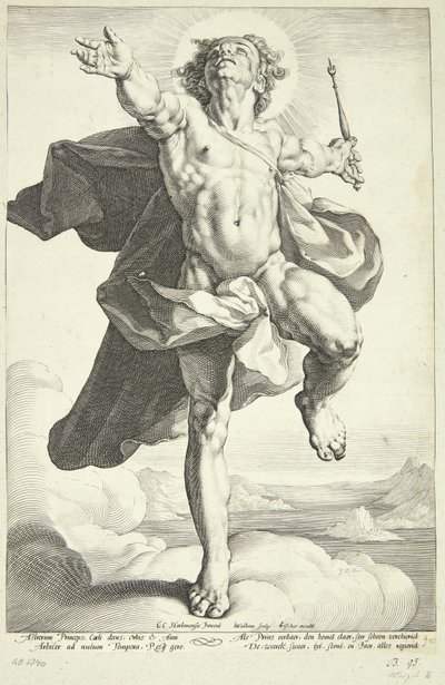 Apollo as the Sun by Jacob Matham