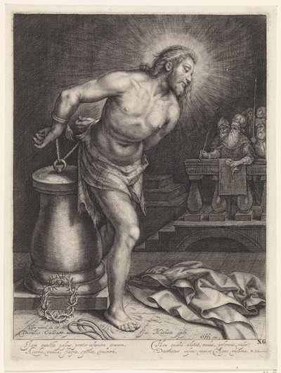 Christ at the Column by Jacob Matham