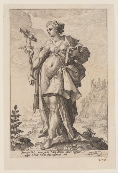 Faith, from The Virtues by Jacob Matham