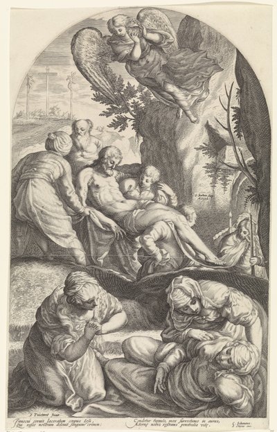 Entombment of Christ by Jacob Matham