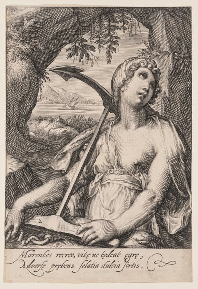 Hope, from The Seven Virtues by Jacob Matham