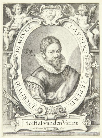 Jan van de Velde the Elder by Jacob Matham
