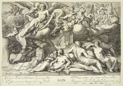 Night, Time of Morpheus by Jacob Matham