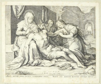 Pietà by Jacob Matham