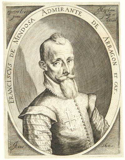 Portrait of Francisco Mendoza by Jacob Matham