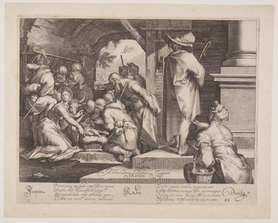 The Adoration of the Shepherds by Jacob Matham