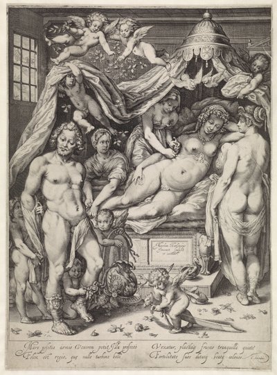 Venus and Mars by Jacob Matham