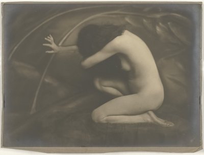 Kneeling Female Nude by Jacob Merkelbach (attributed to)