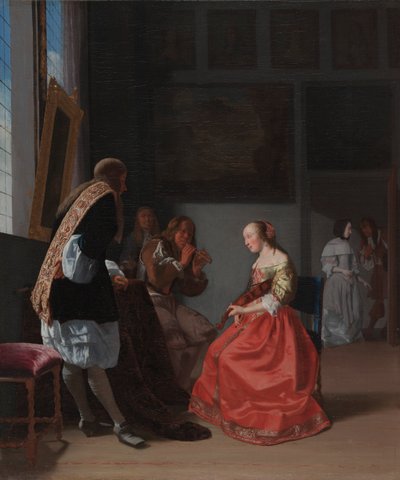 A Musical Company by Jacob Lucasz Ochtervelt