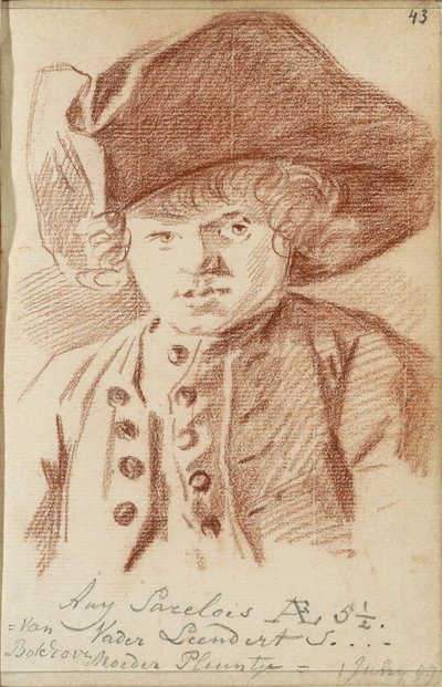 Portrait of Ary Sarelois by Jacob Perkois