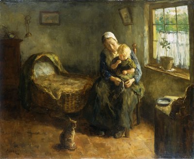 Dressing the Baby by Jacob Simon Kever