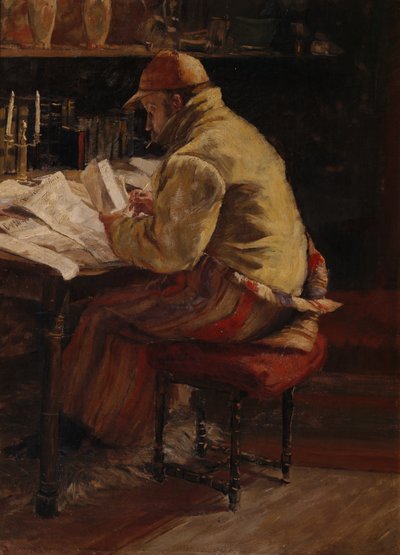 Author Alexander Kielland by Jacob Sømme